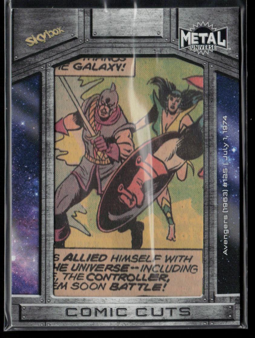 2024 Skybox Metal Universe Marvel Avengers #CC-AV50 #125 Comic Cuts 16/65