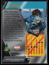 2024 SkyBox Metal Universe Marvel Avengers #R-38 Justice Retro