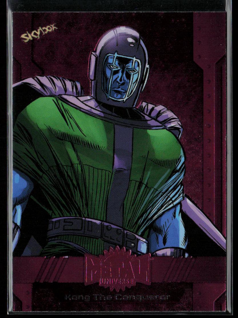 2024 SkyBox Metal Universe Marvel Avengers #61 Kang The Conquerer Pink FX 53/75