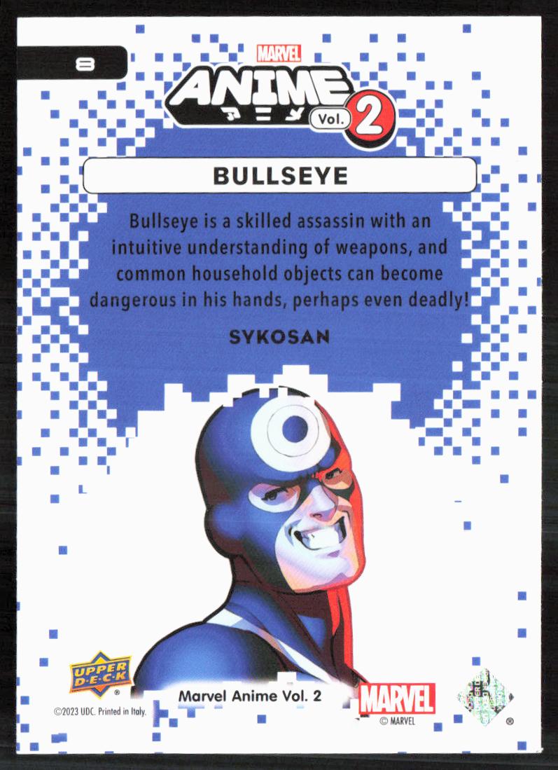 2023 Upper Deck Marvel Anime Vol. 2 #8 Bullseye