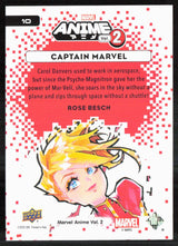 2023 Upper Deck Marvel Anime Vol. 2 #10 Captain Marvel