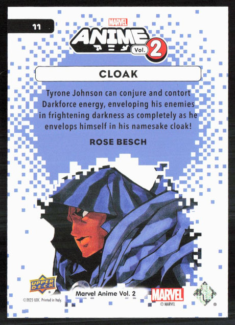 2023 Upper Deck Marvel Anime Vol. 2 #11 Cloak
