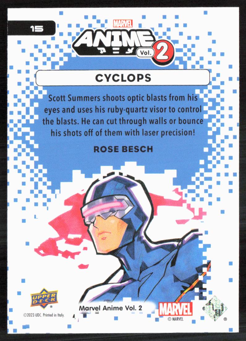 2023 Upper Deck Marvel Anime Vol. 2 #15 Cyclops