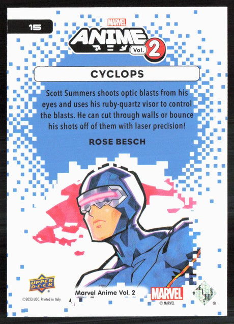 2023 Upper Deck Marvel Anime Vol. 2 #15 Cyclops