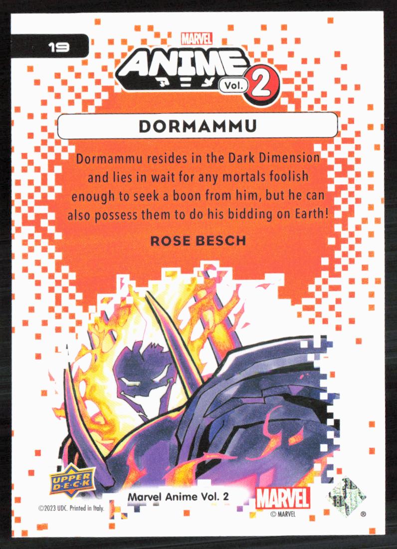 2023 Upper Deck Marvel Anime Vol. 2 #19 Dormammu