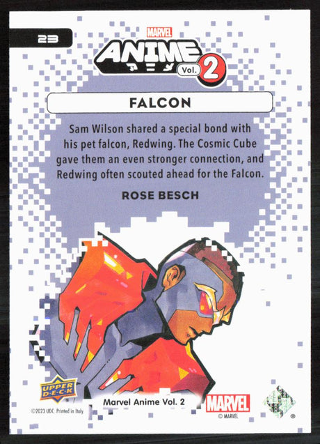 2023 Upper Deck Marvel Anime Vol. 2 #23 Falcon