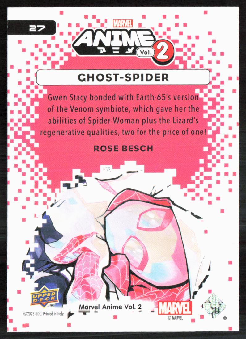 2023 Upper Deck Marvel Anime Vol. 2 #27 Ghost-Spider
