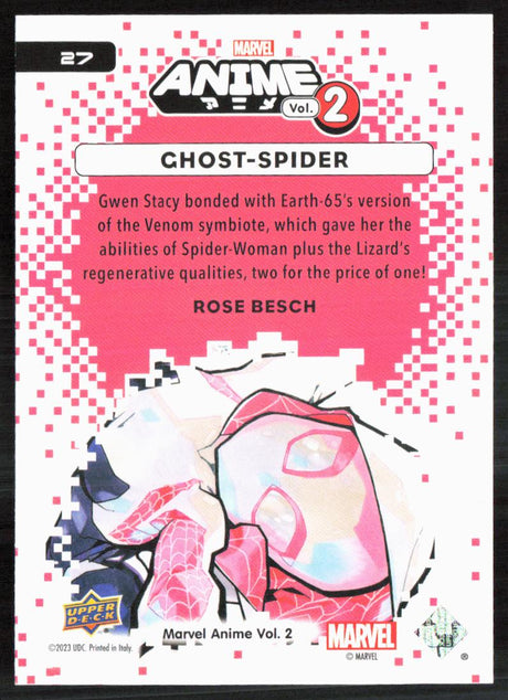 2023 Upper Deck Marvel Anime Vol. 2 #27 Ghost-Spider