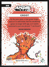 2023 Upper Deck Marvel Anime Vol. 2 #29 Groot