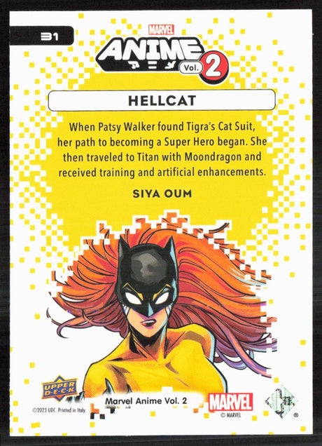 2023 Upper Deck Marvel Anime Vol. 2 #31 Hellcat