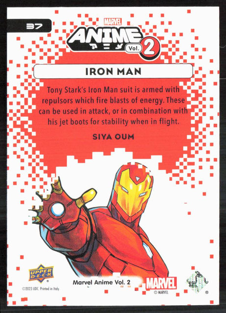 2023 Upper Deck Marvel Anime Vol. 2 #37 Iron Man