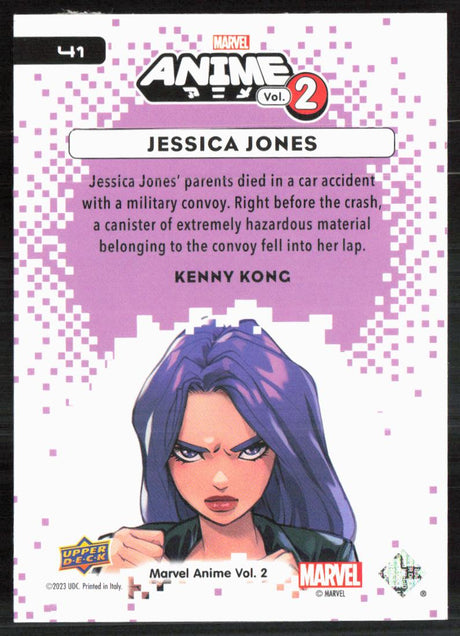 2023 Upper Deck Marvel Anime Vol. 2 #41 Jessica Jones