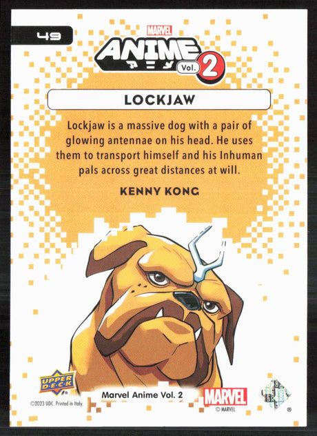 2023 Upper Deck Marvel Anime Vol. 2 #49 Lockjaw