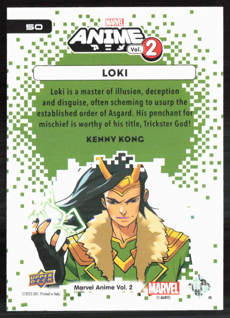 2023 Upper Deck Marvel Anime Vol. 2 #50 Loki