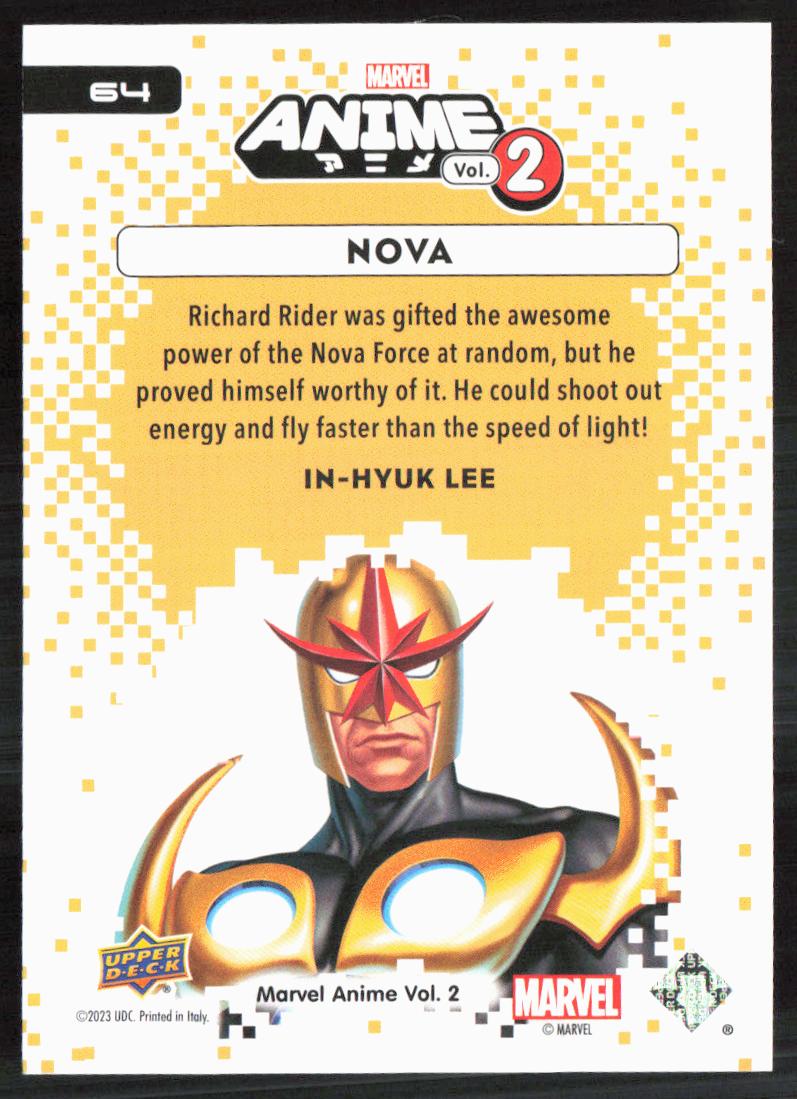 2023 Upper Deck Marvel Anime Vol. 2 #64 Nova