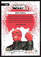 2023 Upper Deck Marvel Anime Vol. 2 #72 Red Skull