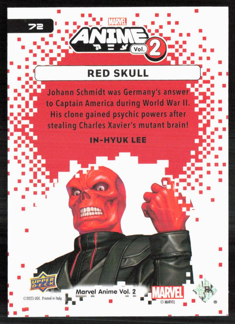 2023 Upper Deck Marvel Anime Vol. 2 #72 Red Skull
