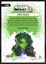 2023 Upper Deck Marvel Anime Vol. 2 #79 She-Hulk