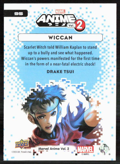 2023 Upper Deck Marvel Anime Vol. 2 #95 Wiccan