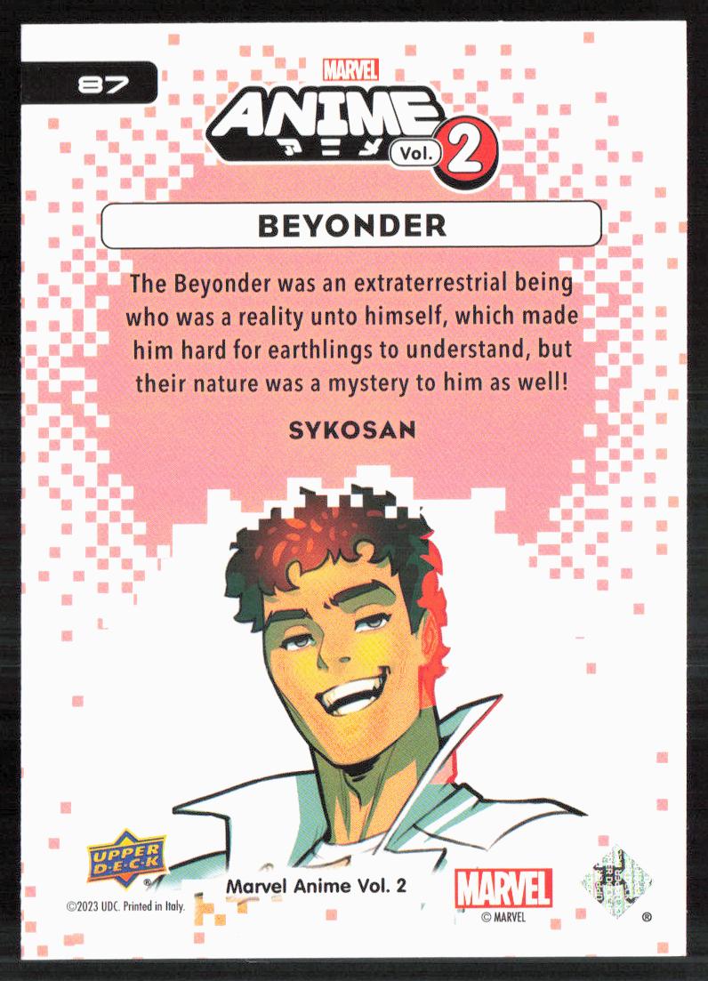 2023 Upper Deck Marvel Anime Vol. 2 #87 Beyonder