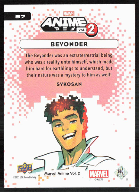2023 Upper Deck Marvel Anime Vol. 2 #87 Beyonder