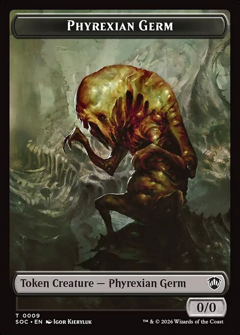 Phyrexian Germ // Treasure Double-Sided Token