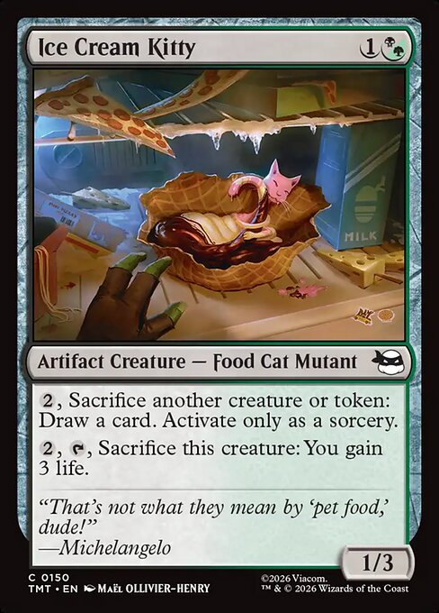 Ice Cream Kitty (Foil)