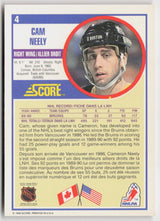 1990-91 Score Canadian #4 Cam Neely