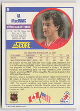 1990-91 Score Canadian #5 Al MacInnis