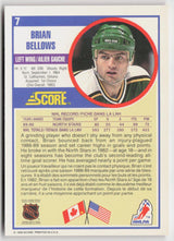 1990-91 Score Canadian #7 Brian Bellows