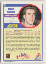 1990-91 Score Canadian #9 Bernie Nicholls