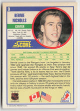1990-91 Score American #9 Bernie Nicholls