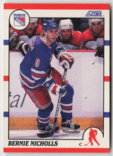 1990-91 Score American #9 Bernie Nicholls