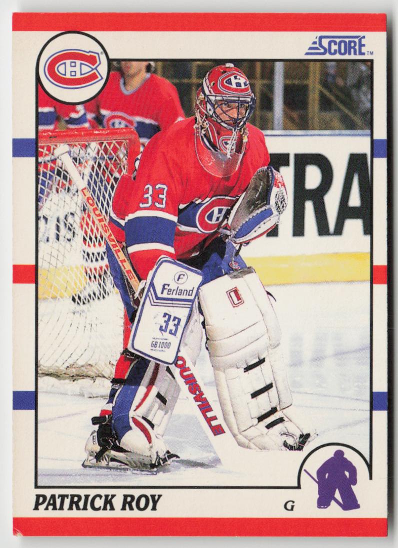 1990-91 Score American #10 Patrick Roy
