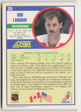 1990-91 Score American #20 Rod Langway