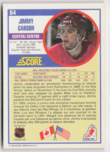 1990-91 Score Canadian #64 Jimmy Carson