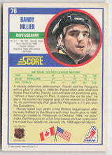 1990-91 Score American #76 Randy Hillier