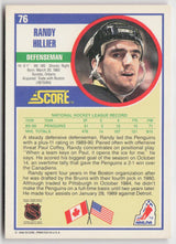 1990-91 Score American #76 Randy Hillier