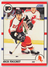 1990-91 Score American #80 Rick Tocchet