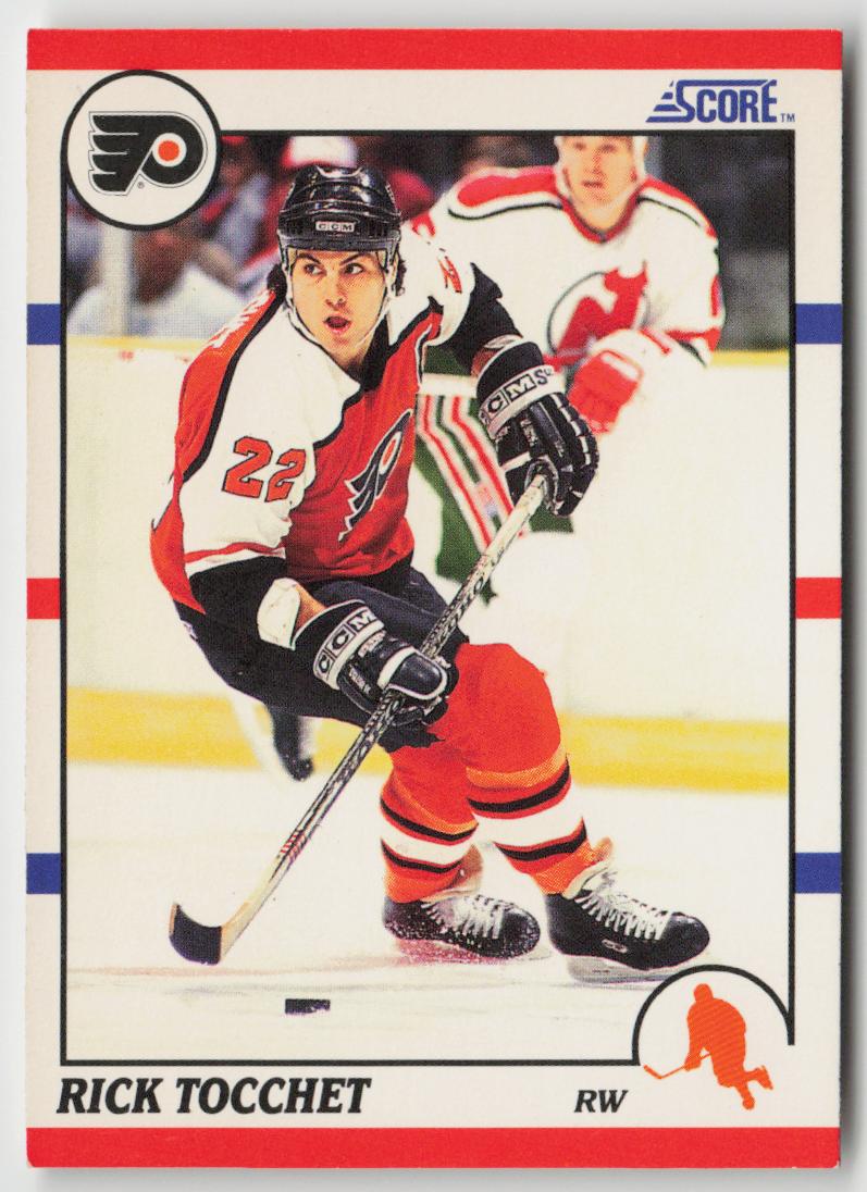 1990-91 Score American #80 Rick Tocchet