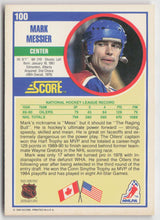 1990-91 Score American #100 Mark Messier