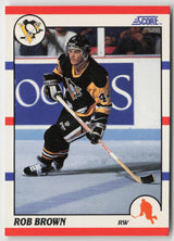1990-91 Score American #105 Rob Brown