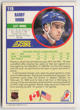 1990-91 Score American #119 Randy Wood