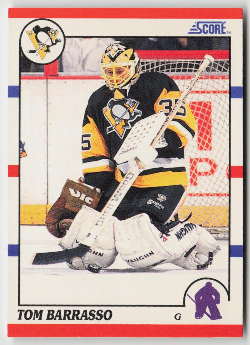 1990-91 Score American #121 Tom Barrasso