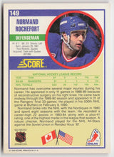1990-91 Score American #149 Normand Rochefort