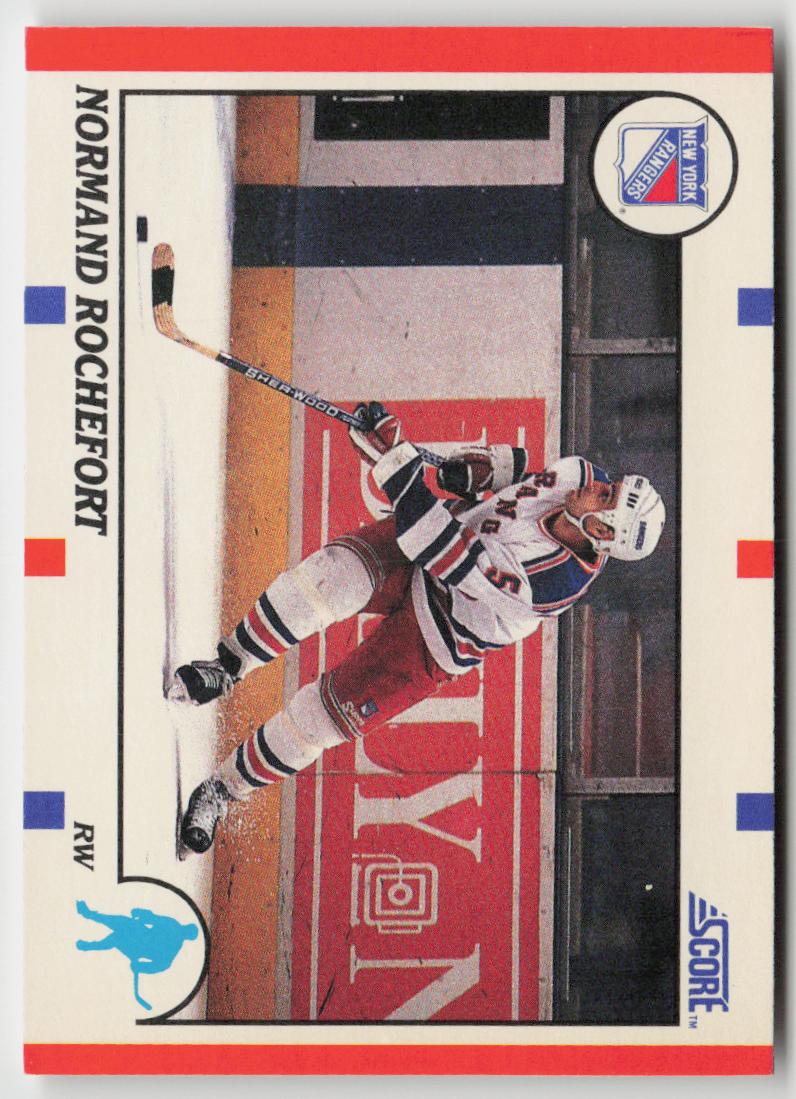 1990-91 Score American #149 Normand Rochefort