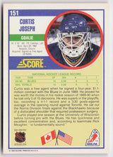 1990-91 Score American #151 Curtis Joseph