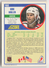 1990-91 Score American #160 Kirk Muller