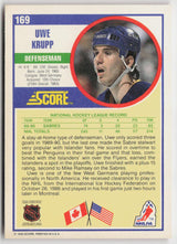 1990-91 Score American #169 Uwe Krupp