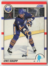 1990-91 Score American #169 Uwe Krupp